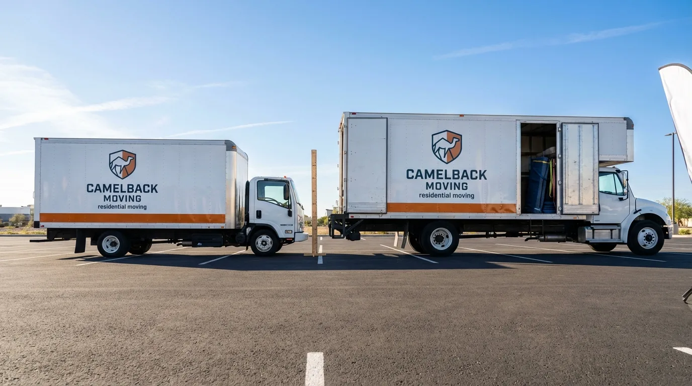Moving truck size capacity guide in Warren